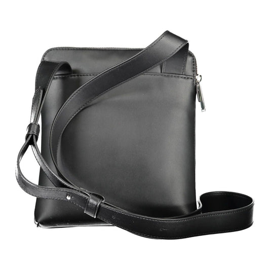 Calvin Klein Black Polyester Men Shoulder Bag Calvin Klein