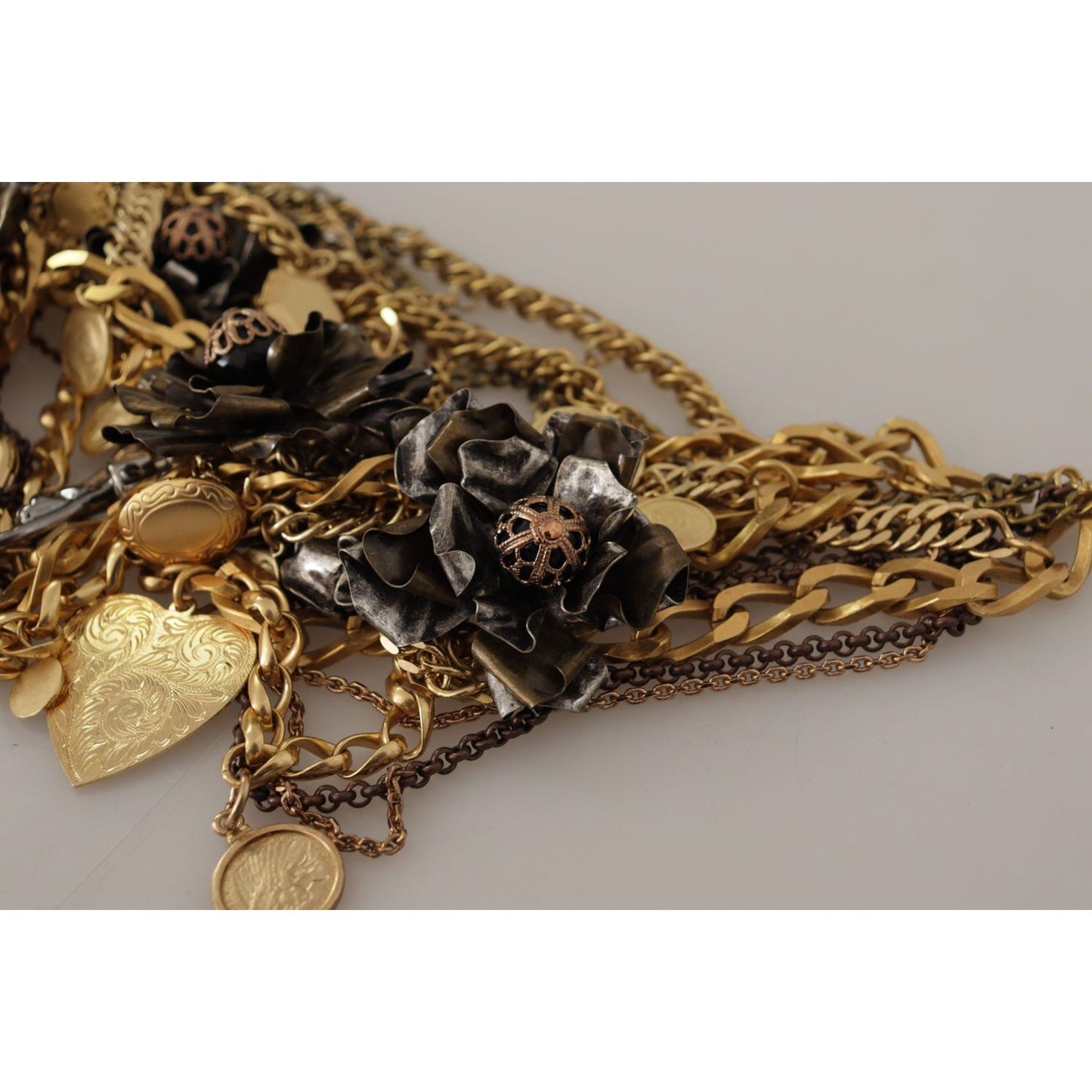 Dolce & Gabbana Sicilian Glamour Gold Statement Necklace WOMAN NECKLACE Dolce & Gabbana