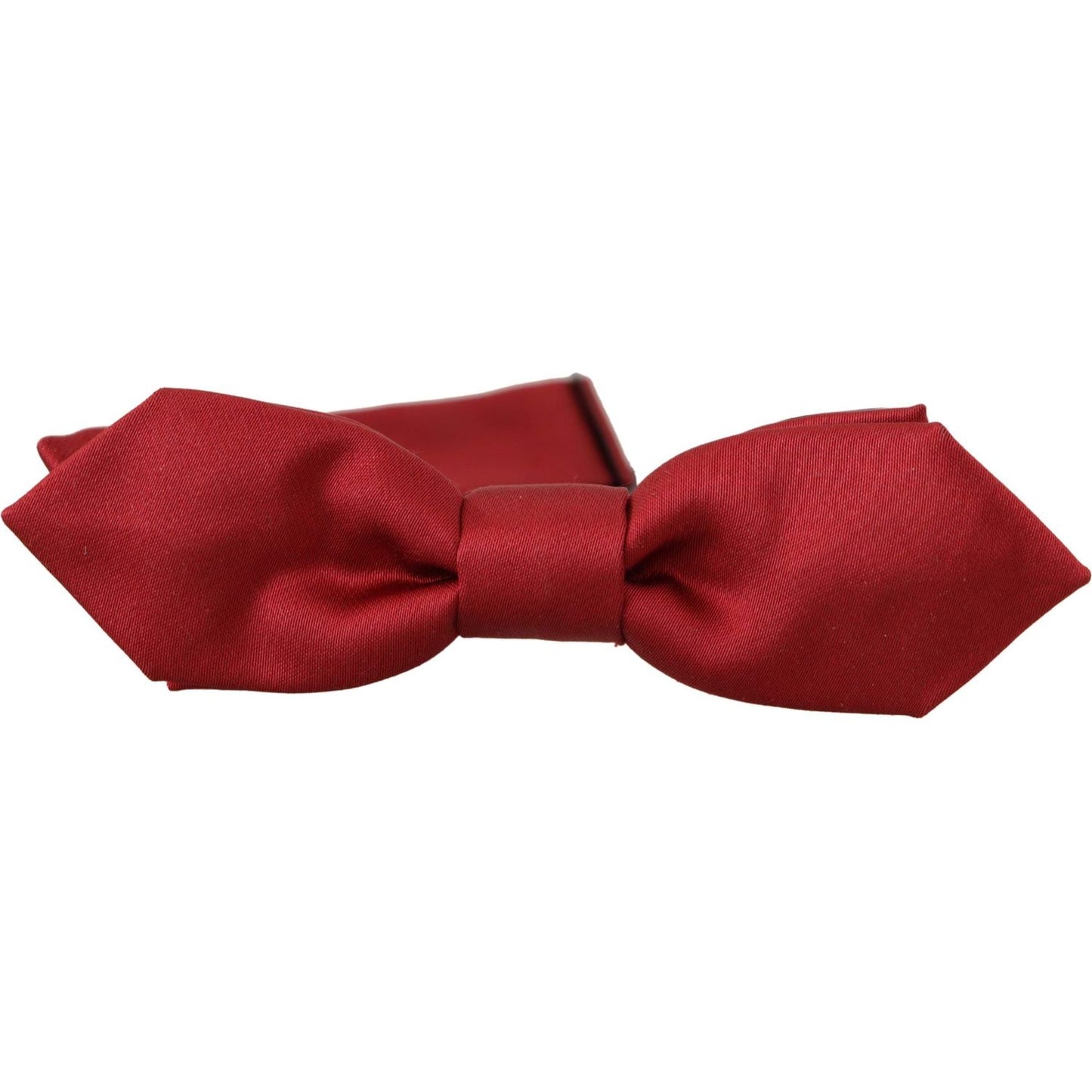 Dolce & Gabbana Elegant Red Silk Bow Tie Dolce & Gabbana