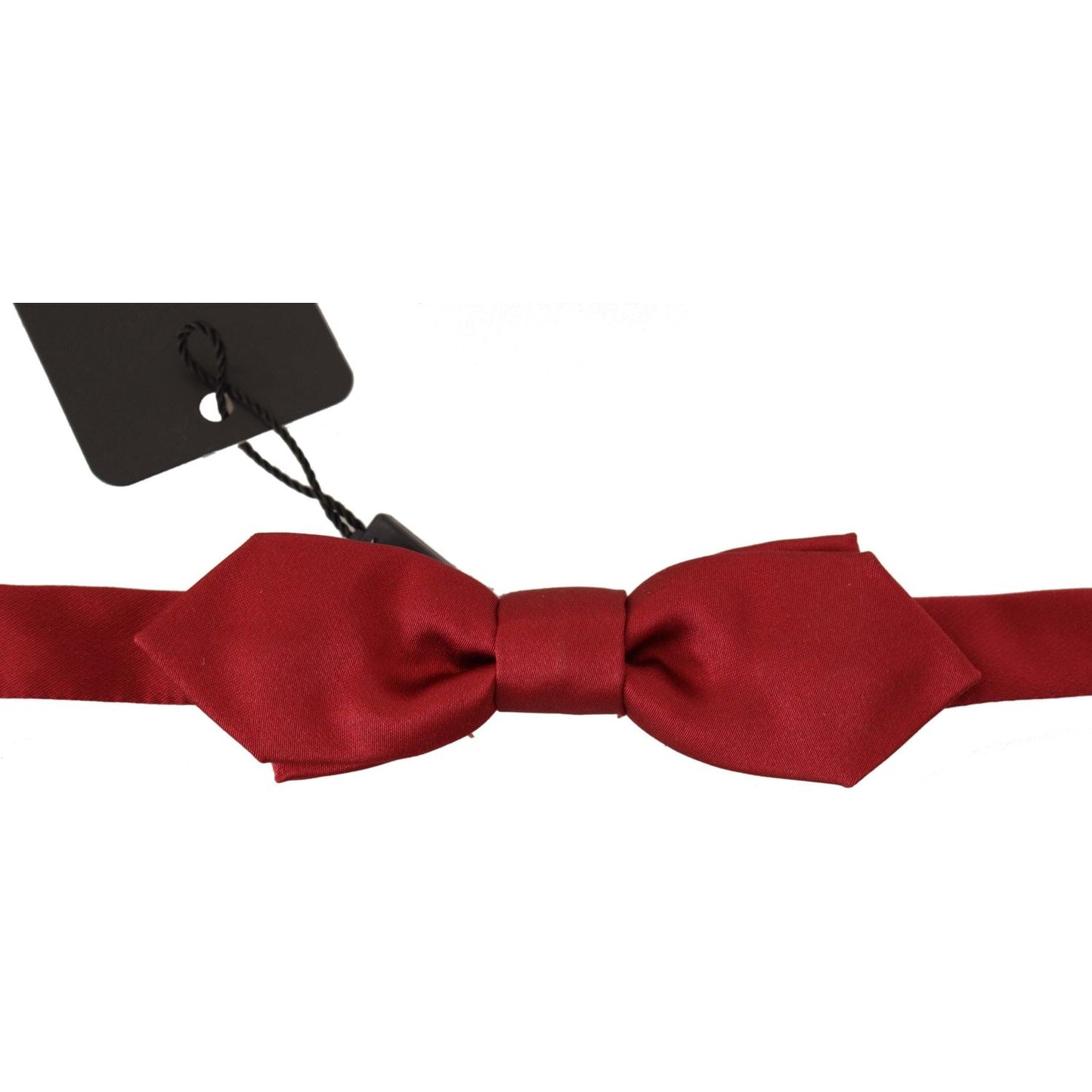 Dolce & Gabbana Elegant Red Silk Bow Tie Dolce & Gabbana