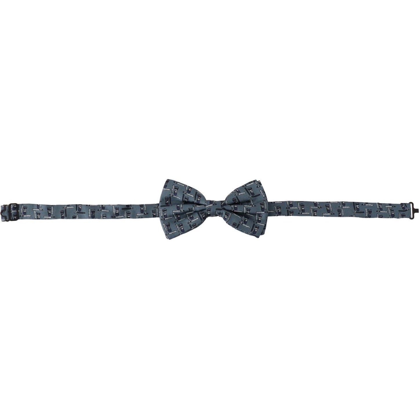 Dolce & Gabbana Elegant Silk Blue Bow Tie Dolce & Gabbana