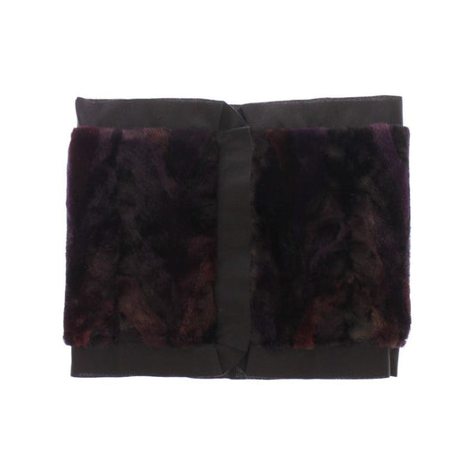 Exquisite Purple MINK Fur Scarf Wrap