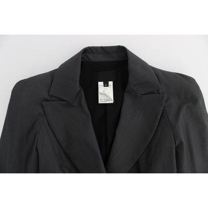 Exte Gray One Button Two Piece Suit