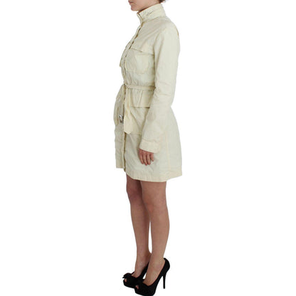 P.A.R.O.S.H. Beige Weather Proof Trench Jacket Coat