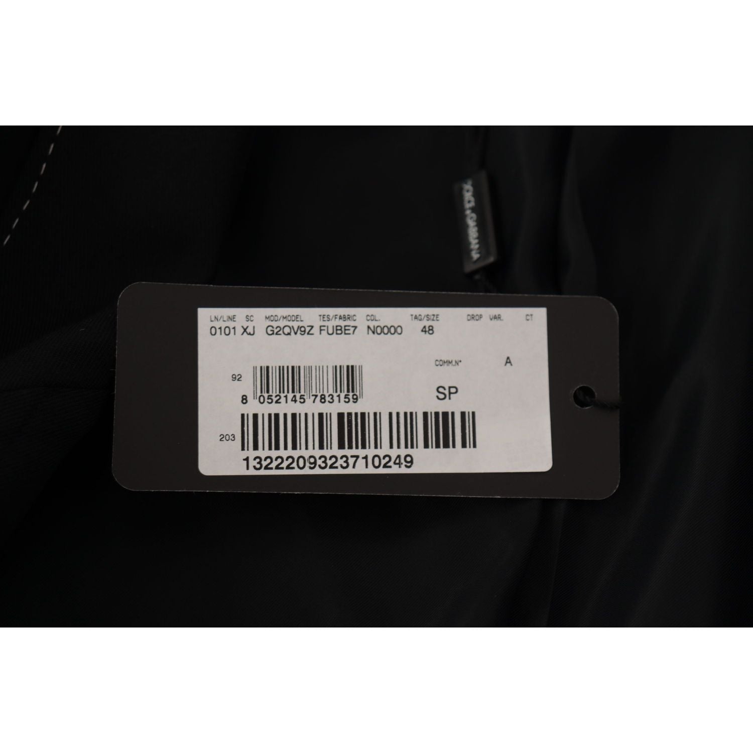 Dolce & Gabbana Black Double Breasted Coat Blazer Jacket