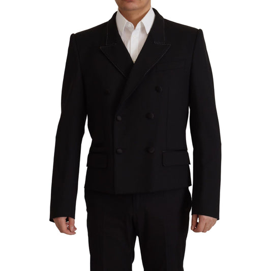 Dolce & Gabbana Elegant Double Breasted Wool Blazer Dolce & Gabbana