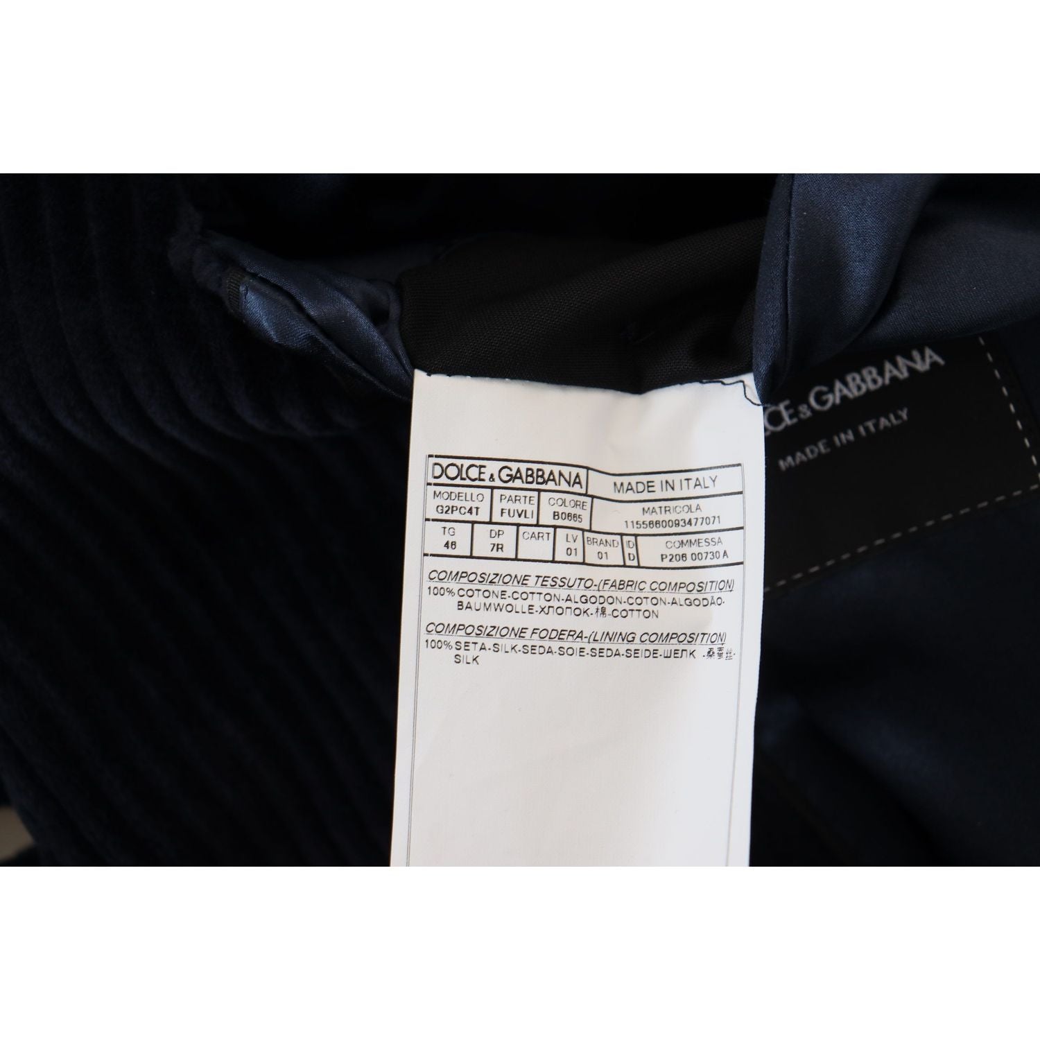 Dolce & Gabbana Black Cotton Cardigan Long Coat Men Jacket