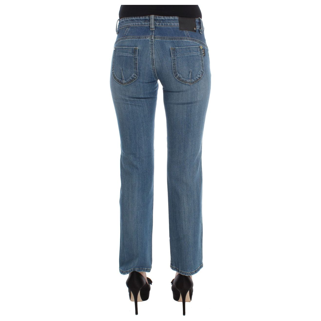 Costume National Chic Slim Fit Blue Jeans for the Modern Woman Jeans & Pants Costume National