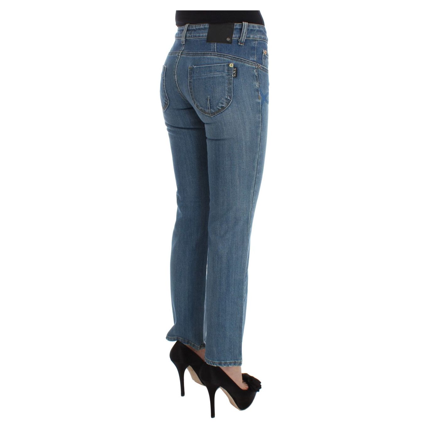 Costume National Chic Slim Fit Blue Jeans for the Modern Woman Jeans & Pants Costume National