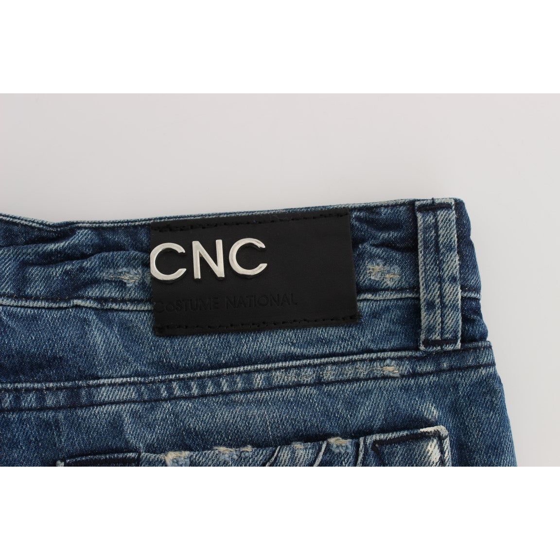 Costume National Chic Blue Regular Fit Denim Jeans & Pants Costume National