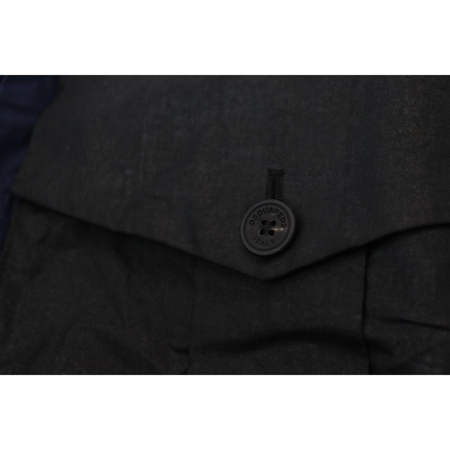 Dsquared² Svelte Dark Blue Cotton Shirt Dsquared²