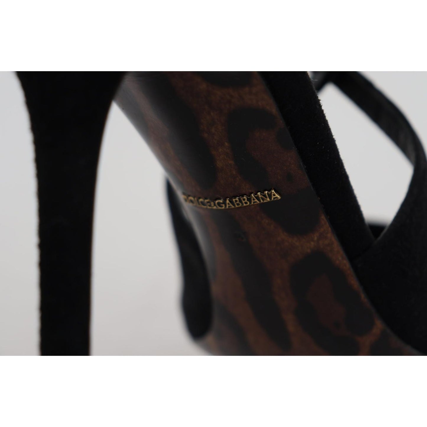 Dolce & Gabbana Elegant Ankle Strap Suede Heels Dolce & Gabbana