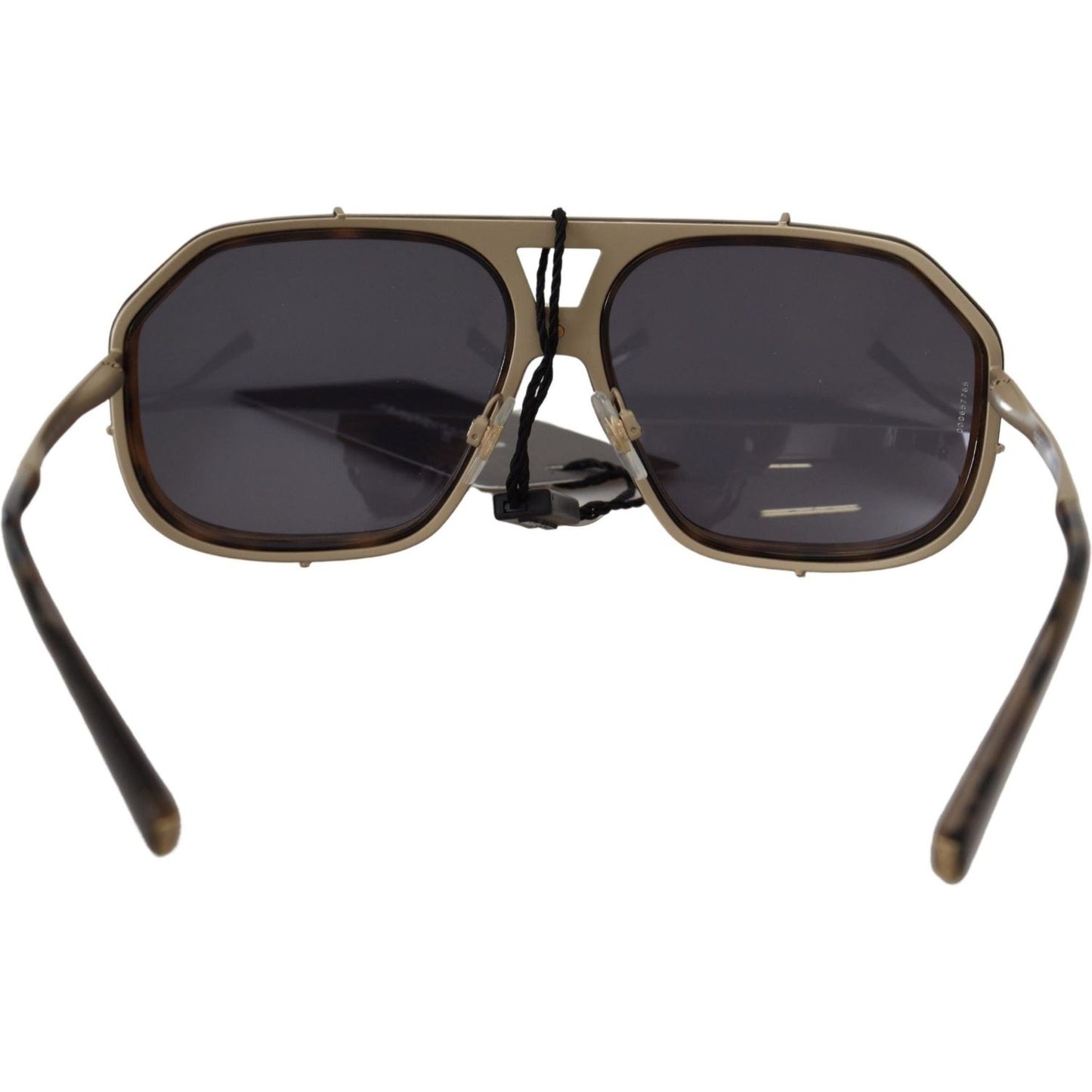 Dolce & Gabbana Chic Aviator Mirrored Brown Sunglasses Dolce & Gabbana