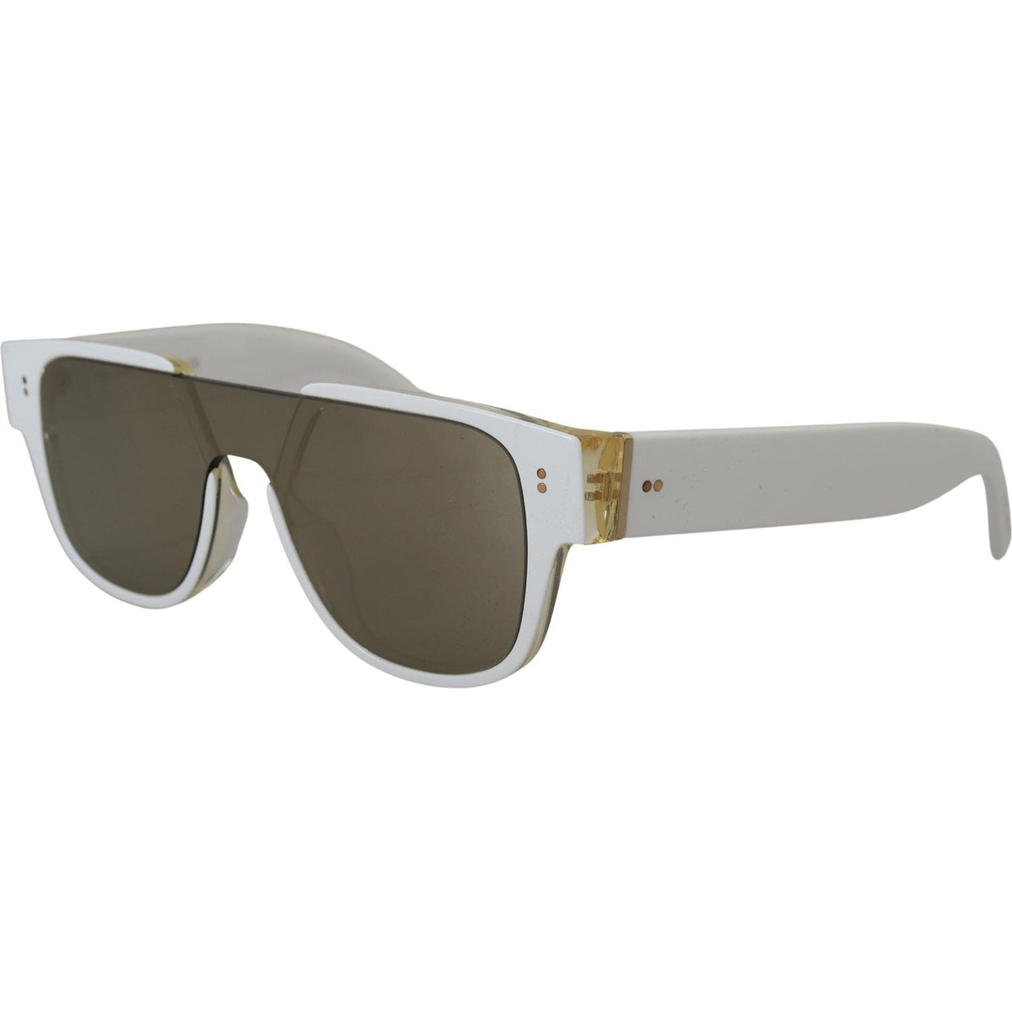 Dolce & Gabbana Elegant White Acetate Sunglasses for Women Dolce & Gabbana