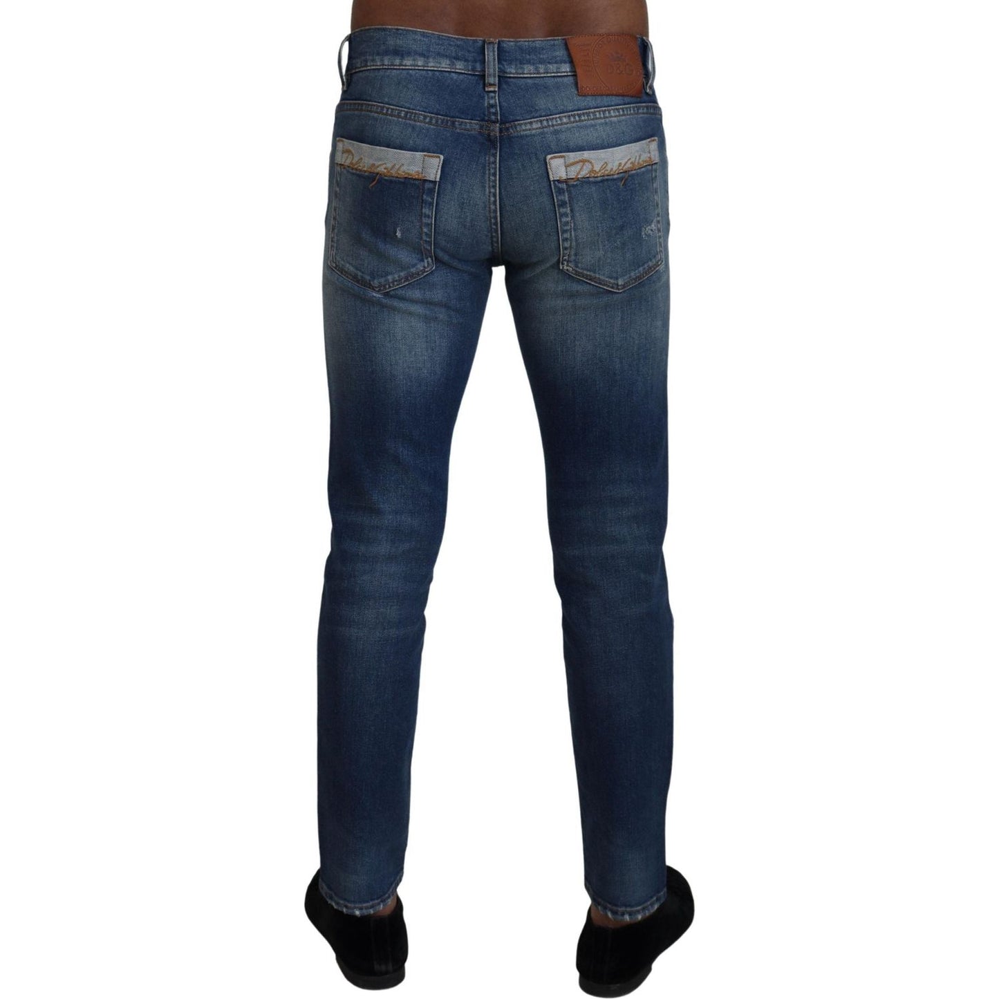 Dolce & Gabbana Elegant Slim Fit Italian Denim Jeans Dolce & Gabbana