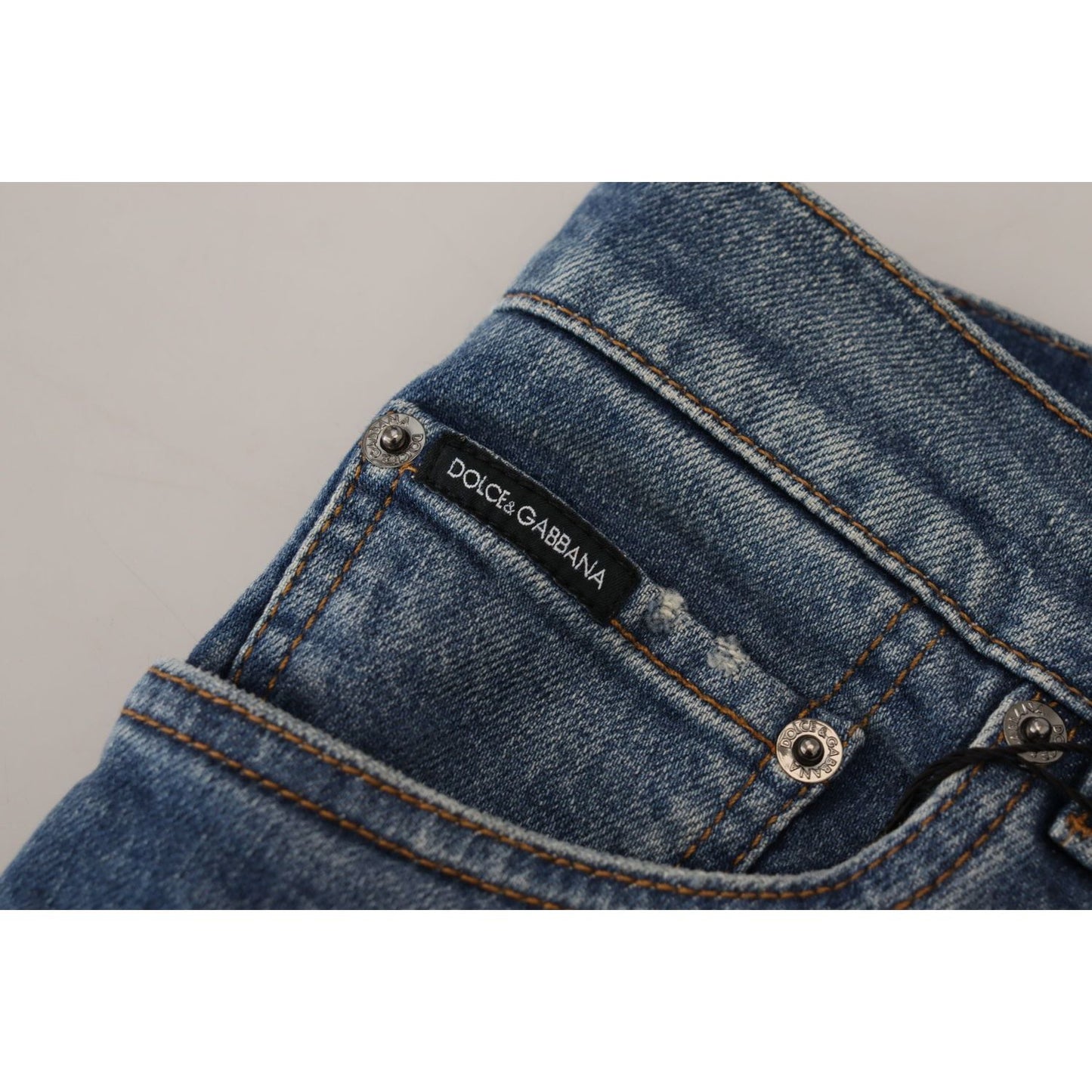 Dolce & Gabbana Elegant Slim Fit Italian Denim Jeans Dolce & Gabbana