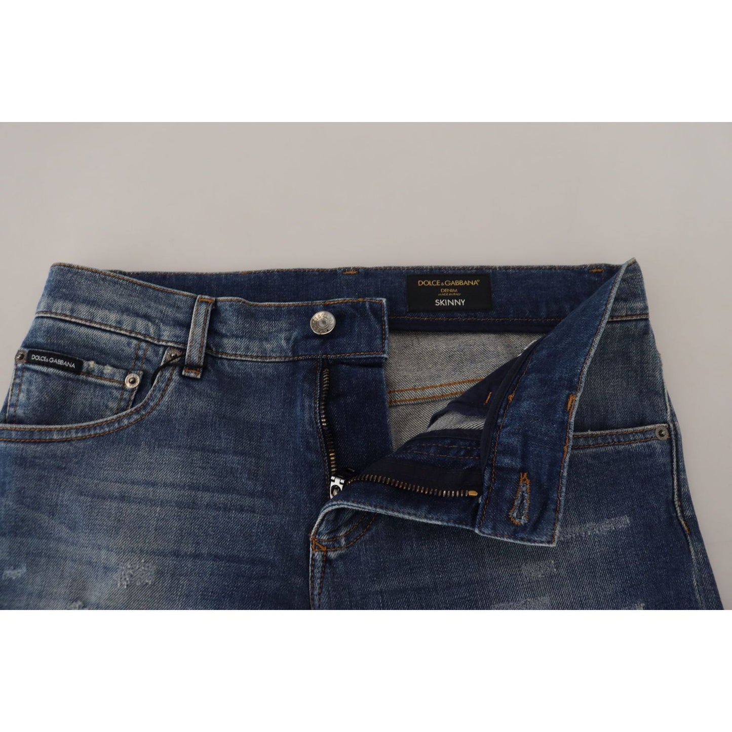 Dolce & Gabbana Elegant Slim Fit Italian Denim Jeans Dolce & Gabbana