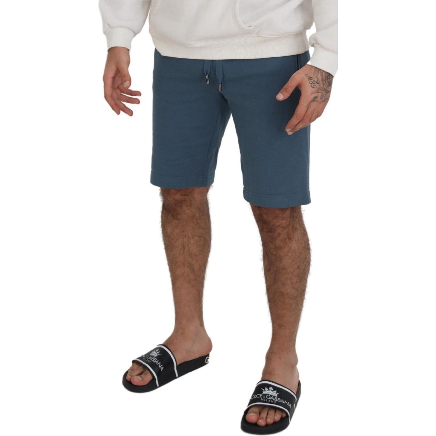 Dolce & Gabbana Elegant Blue Bermuda Shorts - Regular Fit Shorts Dolce & Gabbana