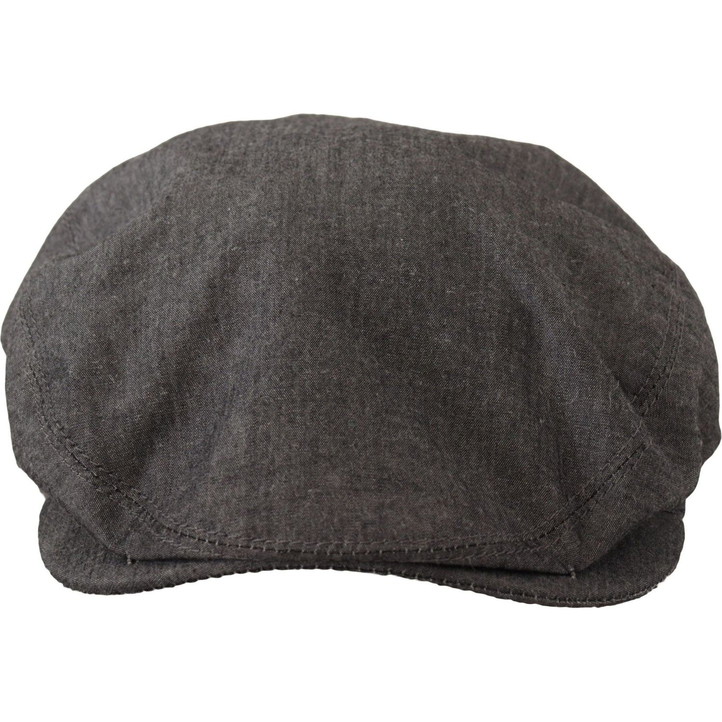 Dolce & Gabbana Elegant Gray Newsboy Hat Dolce & Gabbana