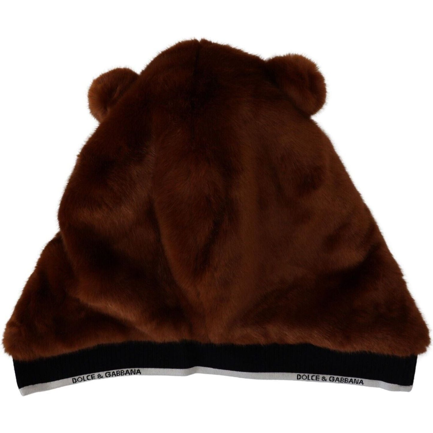 Dolce & Gabbana Elegant Whole Head Hat in Refined Brown Hue Dolce & Gabbana