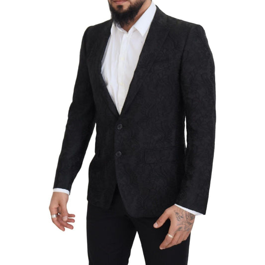 Dolce & Gabbana Elegant Slim Fit Peak Lapel Blazer Dolce & Gabbana