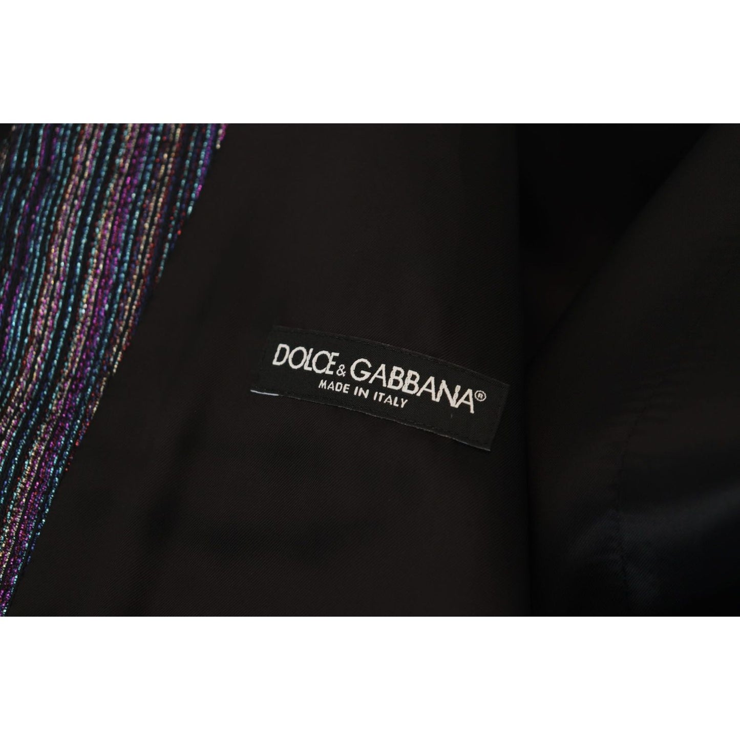 Dolce & Gabbana Multicolor Polyester Waistcoat Dress Formal Vest
