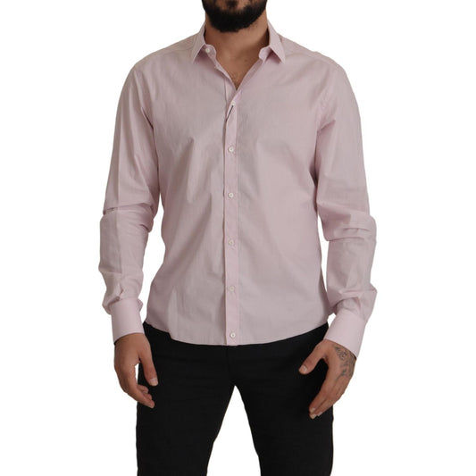 Dolce & Gabbana Elegant Slim Fit Cotton Dress Shirt Dolce & Gabbana