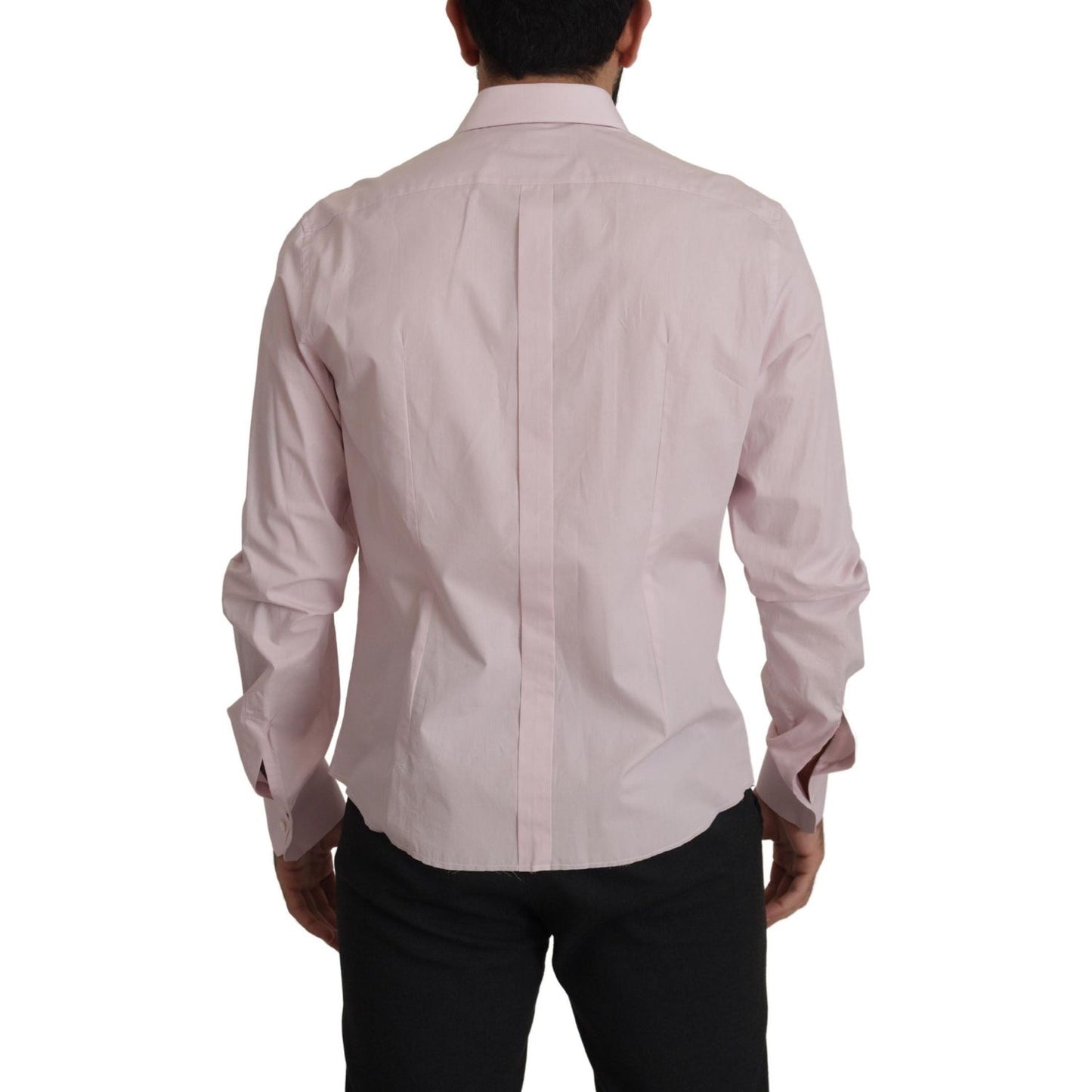 Dolce & Gabbana Elegant Slim Fit Cotton Dress Shirt Dolce & Gabbana