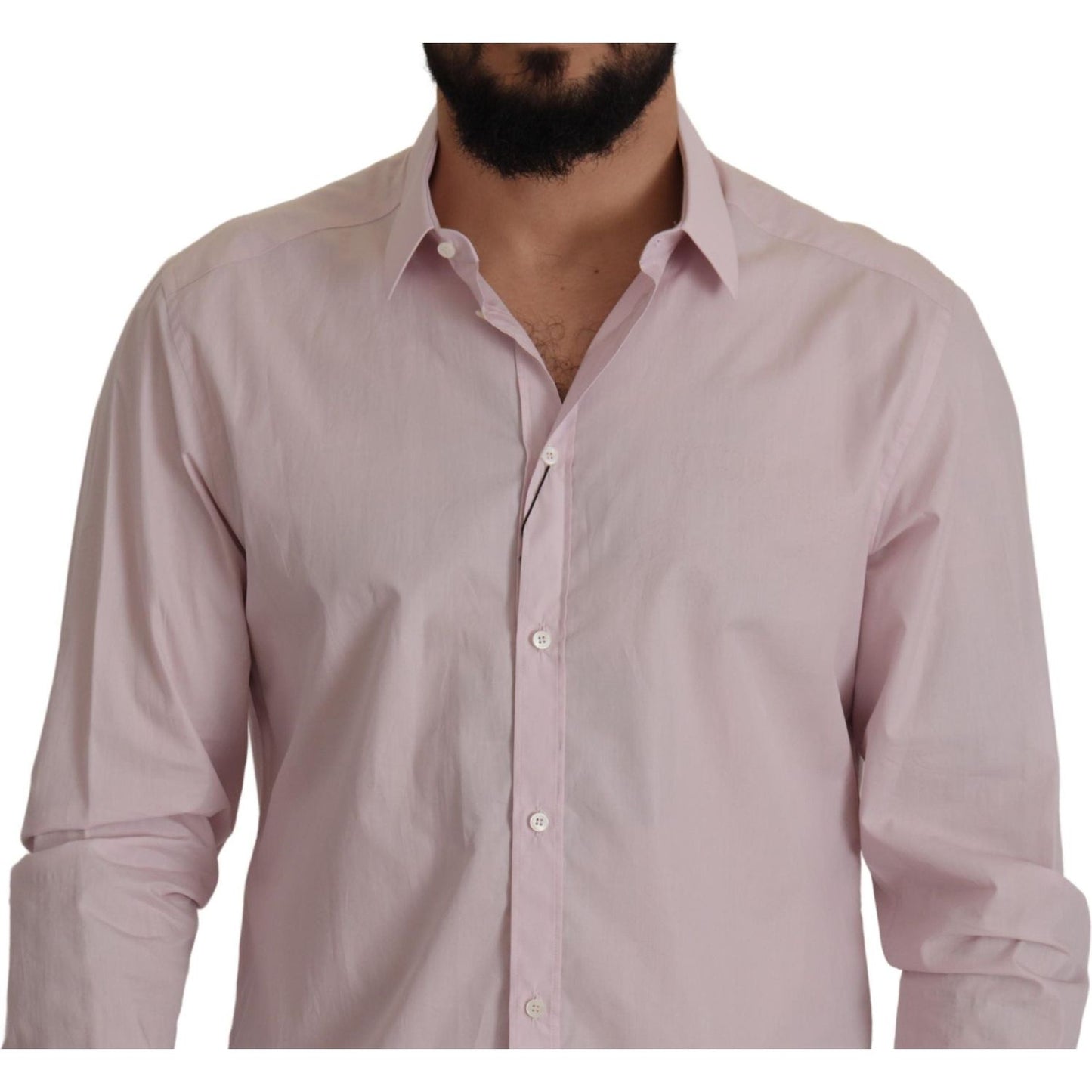 Dolce & Gabbana Elegant Slim Fit Cotton Dress Shirt Dolce & Gabbana