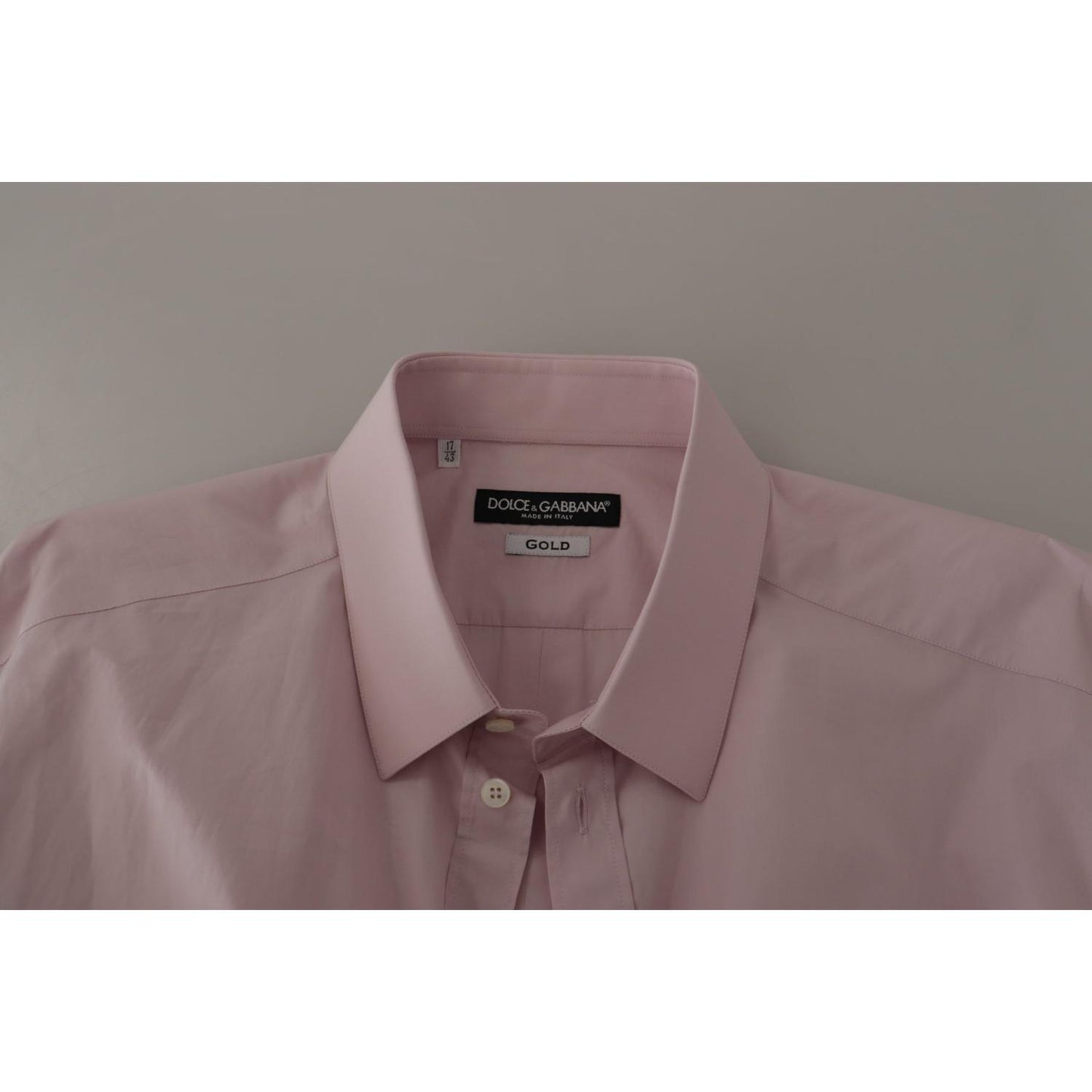 Dolce & Gabbana Elegant Slim Fit Cotton Dress Shirt Dolce & Gabbana