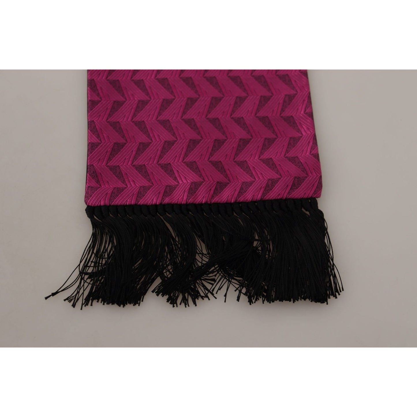 Dolce & Gabbana Elegant Magenta Silk Men's Scarf Wrap Dolce & Gabbana