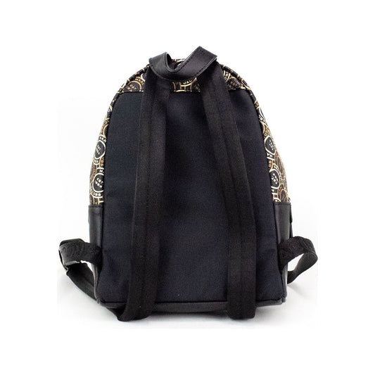 Marc Jacobs Signet Mini Black Logo Printed Leather Shoulder Backpack Bookbag Marc Jacobs