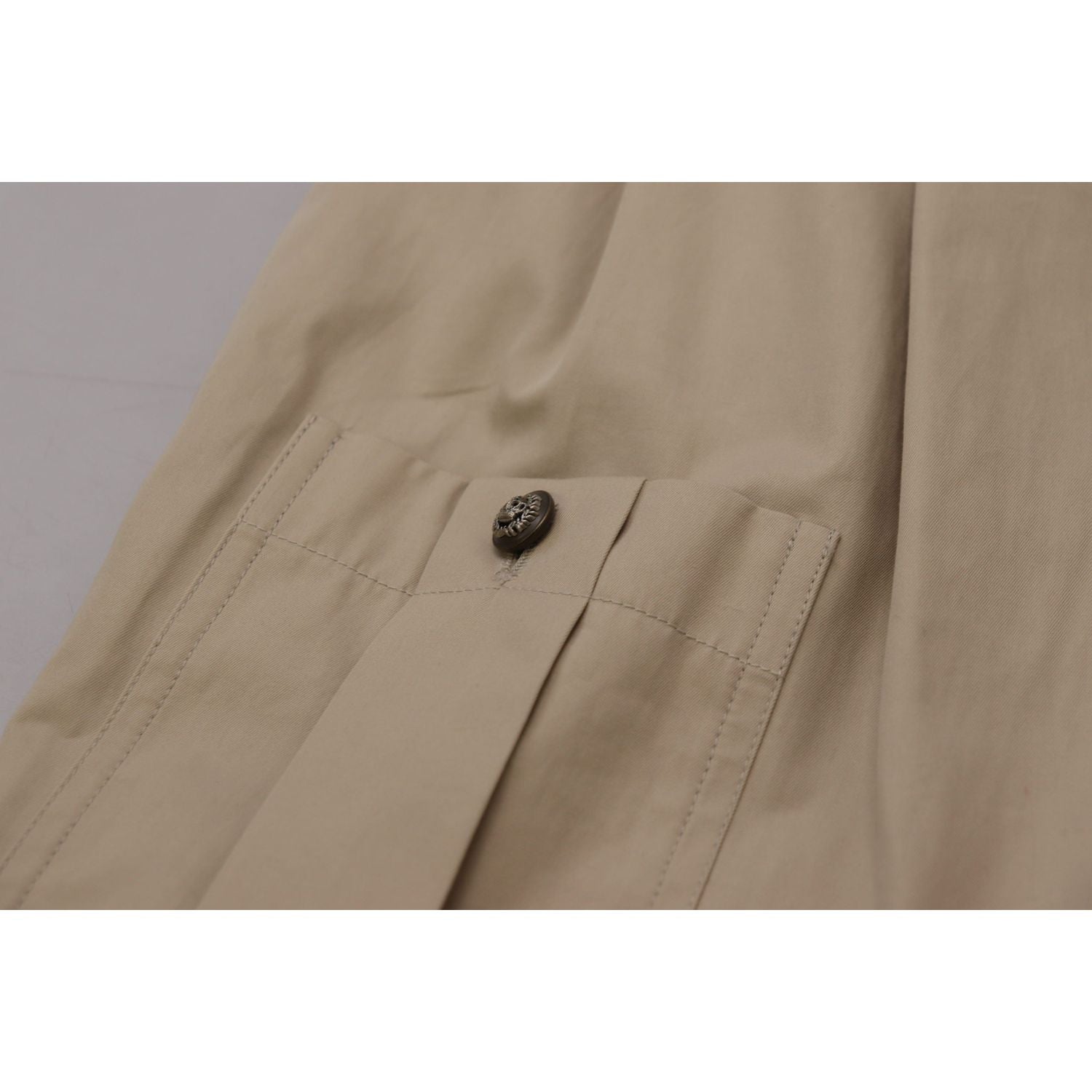 Dolce & Gabbana Beige Cotton Women Cargo Pants