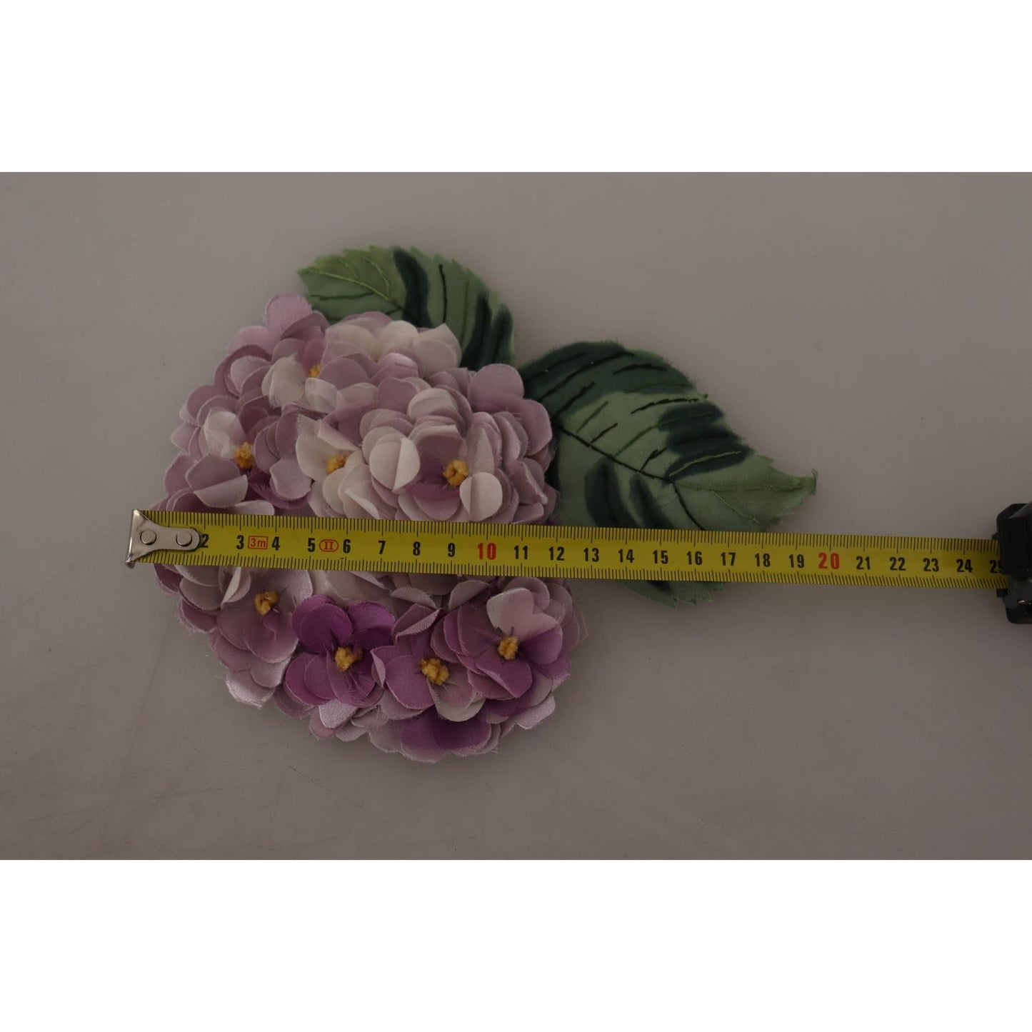 Dolce & Gabbana Elegant Purple Floral Silk Blend Brooch Brooch Dolce & Gabbana