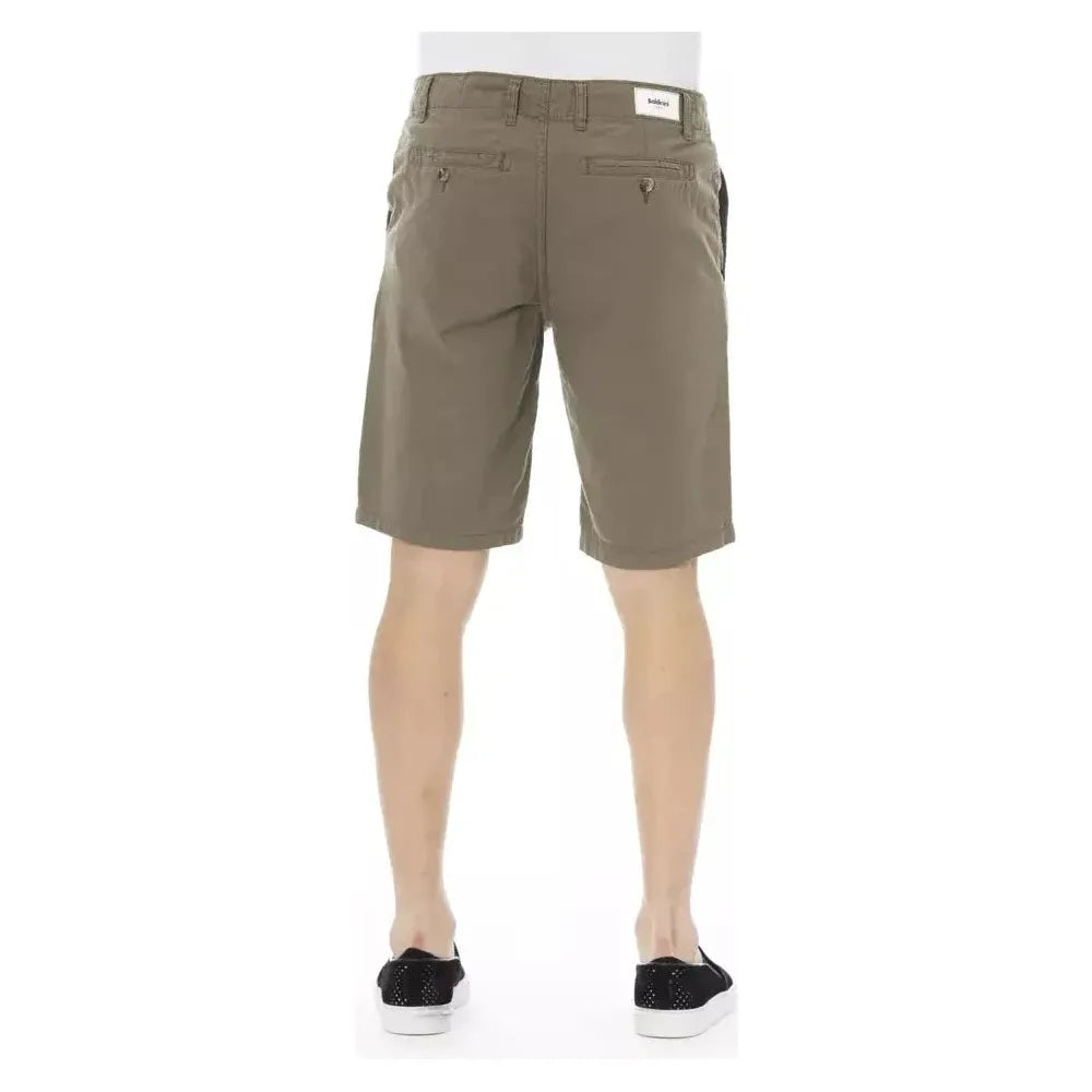 Baldinini Trend Army Cotton Men Bermuda Short Baldinini Trend