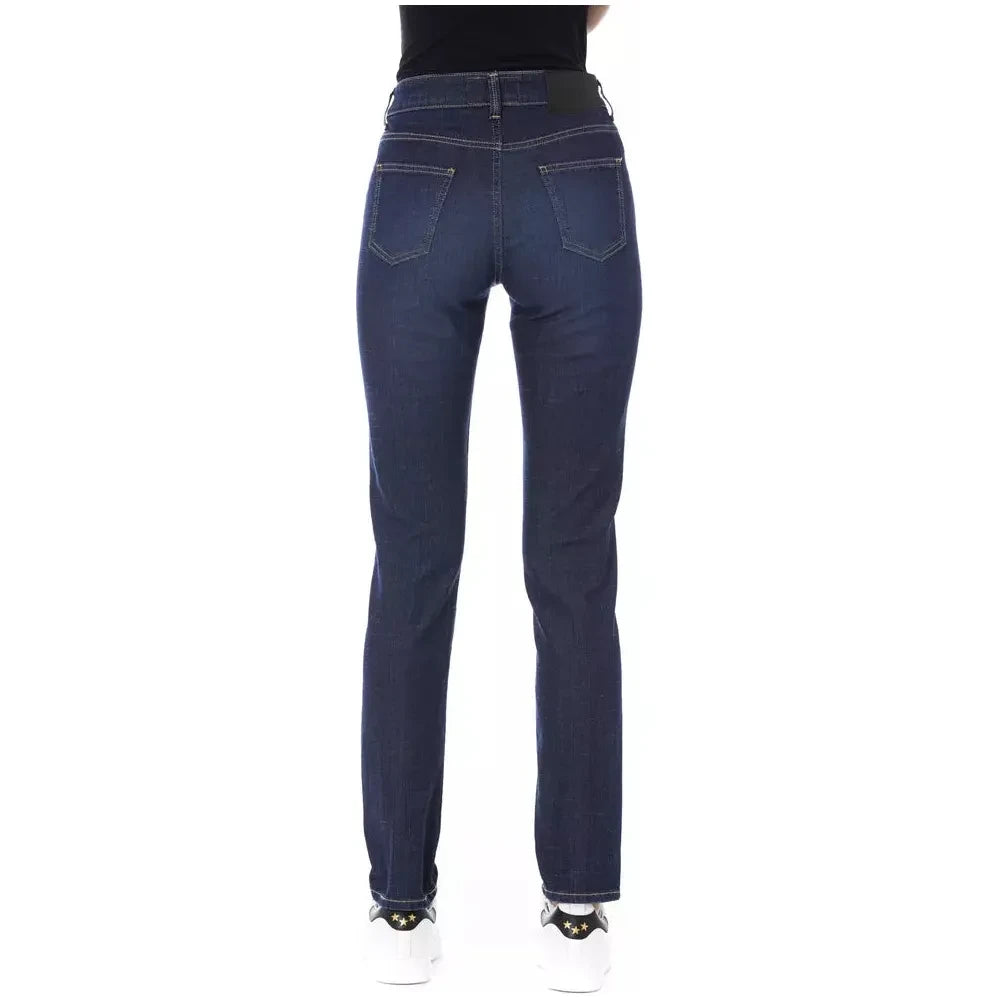 Baldinini Trend Blue Cotton Women's Jean Baldinini Trend