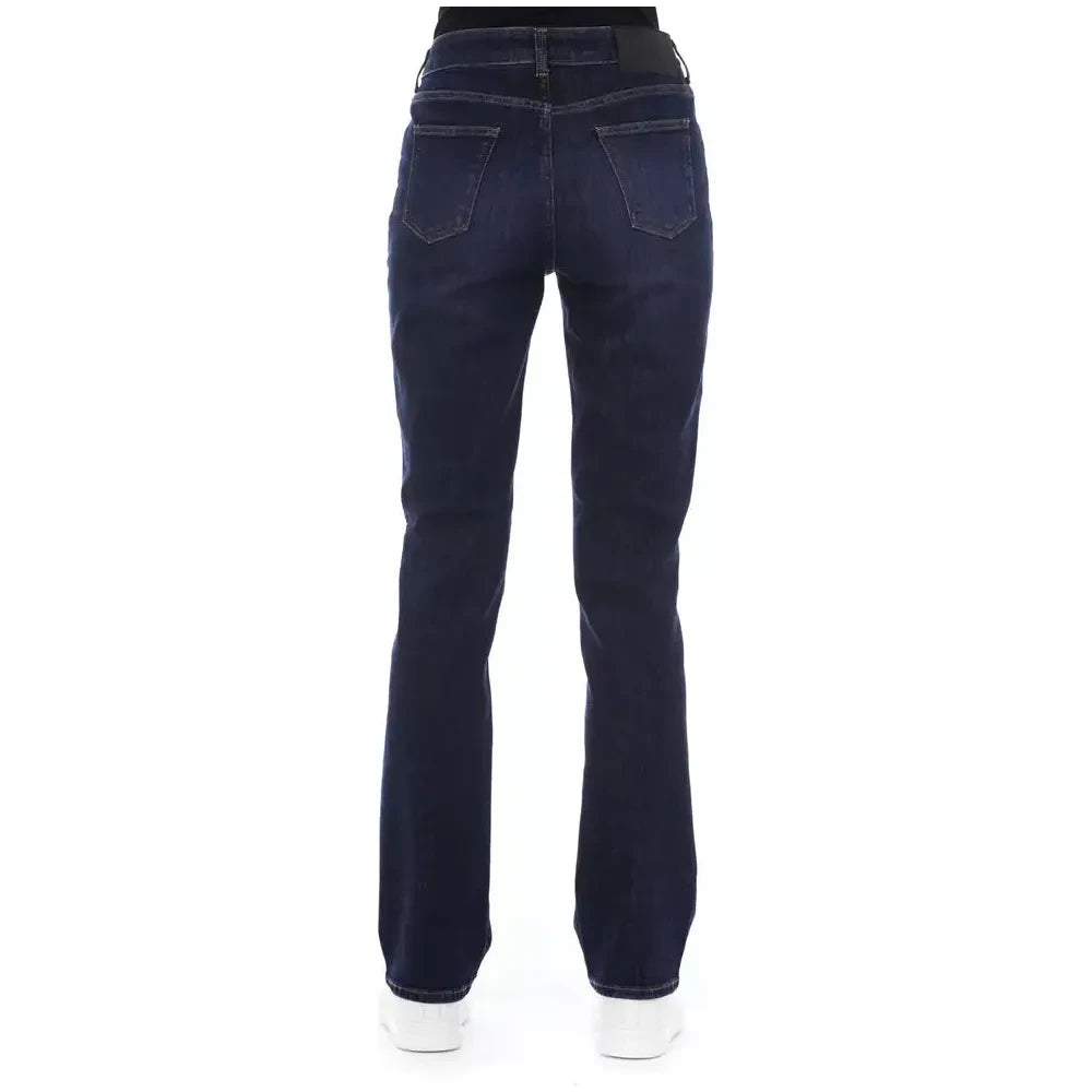 Baldinini Trend Blue Cotton Women Jeans Baldinini Trend