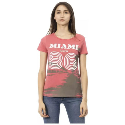 Trussardi Action Multicolor Cotton Women T-Shirt