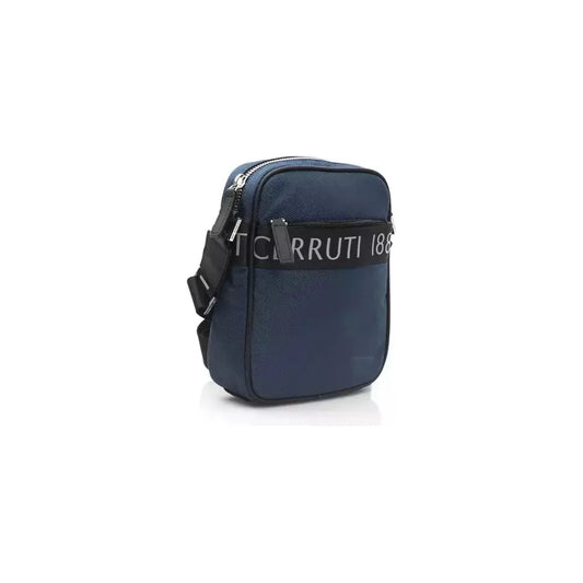 Cerruti 1881 Blue Nylon Men Messenger Bag Cerruti 1881