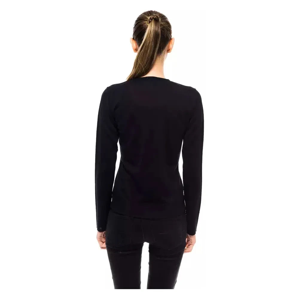 Montana Blu Blue Wool Women Sweater