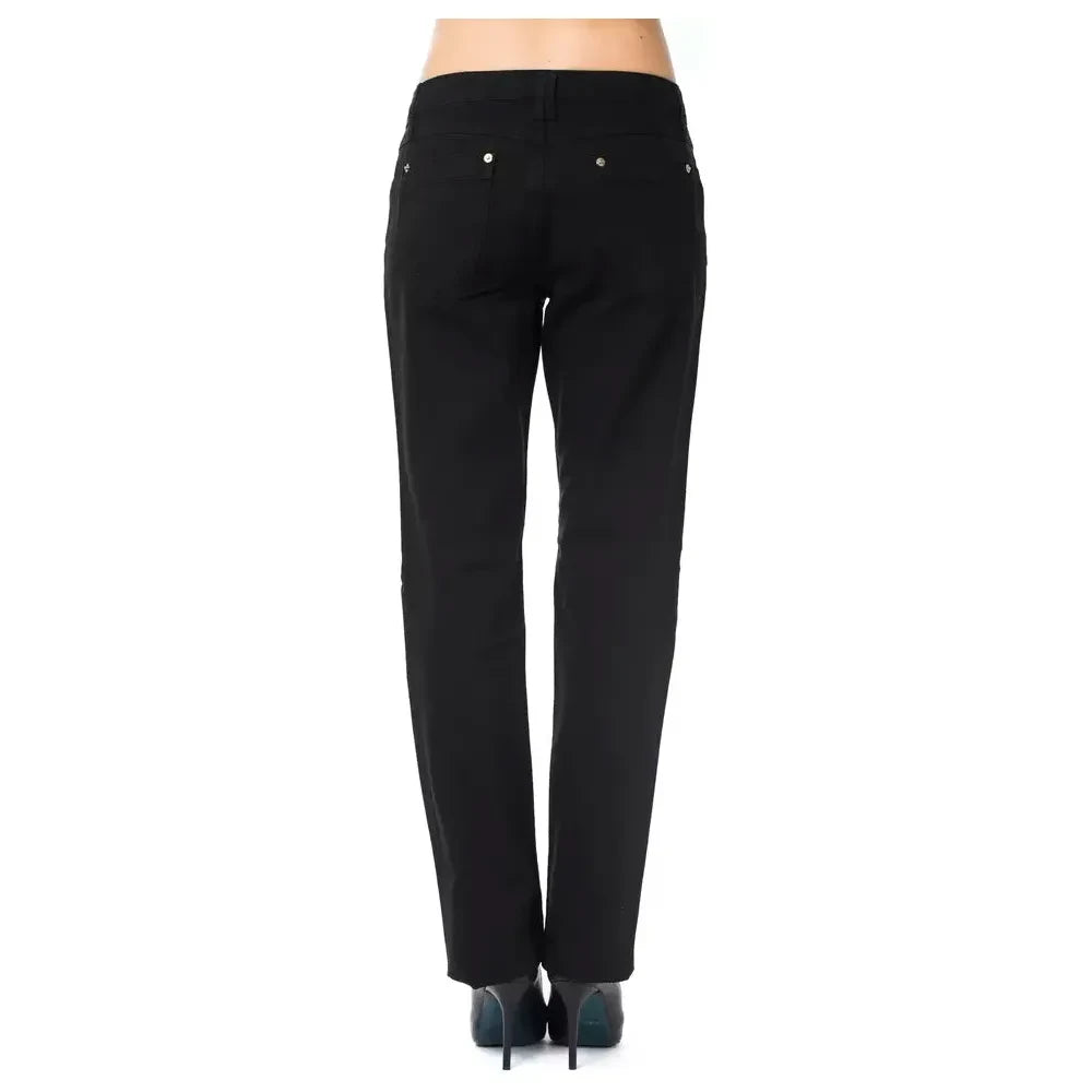 Ungaro Fever Black Cotton Women Jeans Ungaro Fever