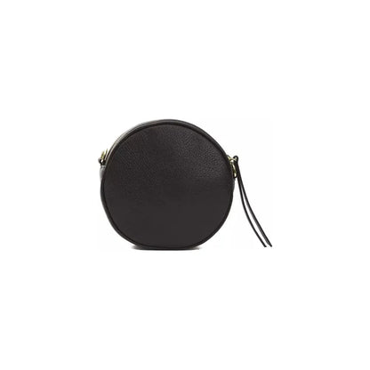Pompei Donatella Black Leather Women Crossbody Bag