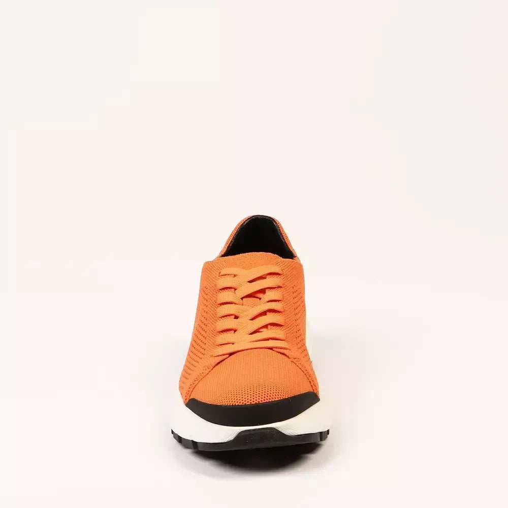 Neil Barrett Orange Textile Men Sneaker Neil Barrett