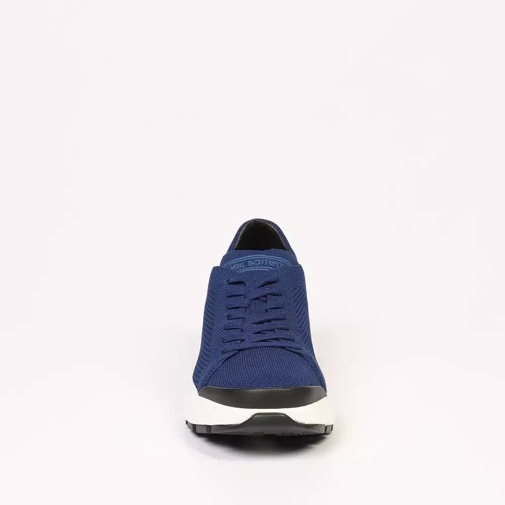 Neil Barrett Blue Textile Men Sneaker Neil Barrett