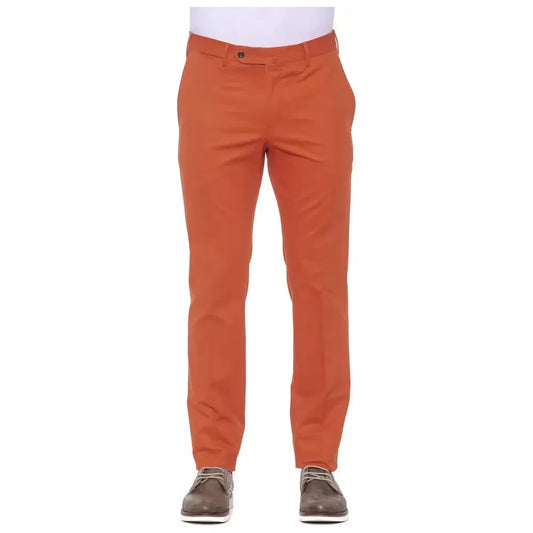 PT Torino Red Cotton Men Trouser Jeans & Pants PT Torino