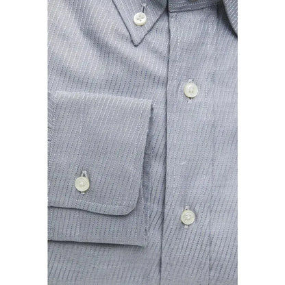 Robert Friedman Beige Cotton Men Shirt