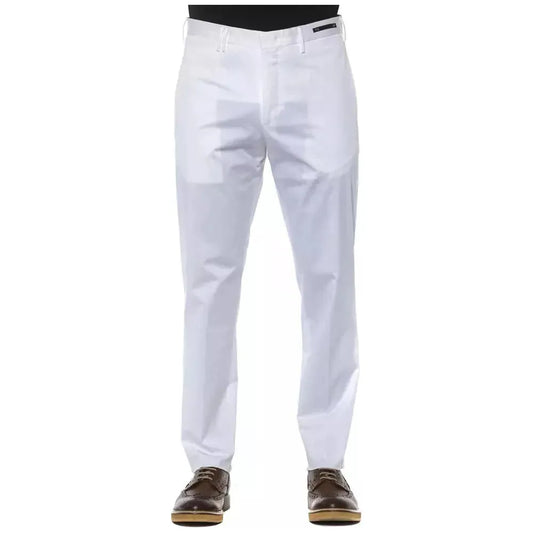 PT Torino White Cotton Men's Trouser PT Torino