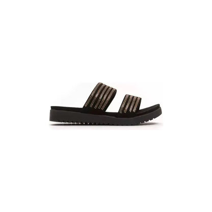 Péché Originel Gold Textile Women Sandal
