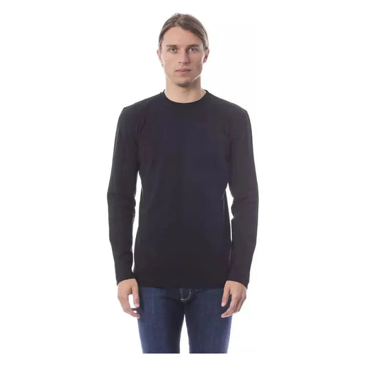 Verri Black Cotton Men T-Shirt Verri