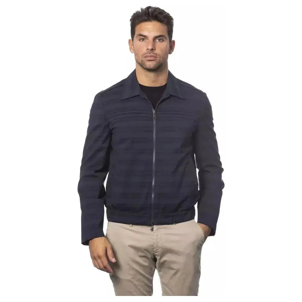 Verri Blue Wool Men Jacket Coats & Jackets Verri